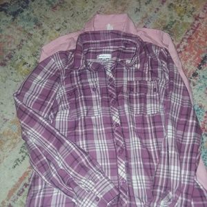 Lot of 2 womens botton down